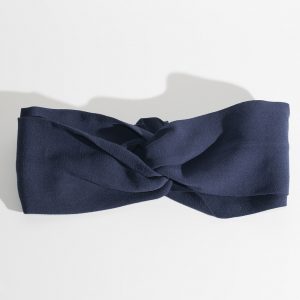Zero waste headband – fascia blu notte