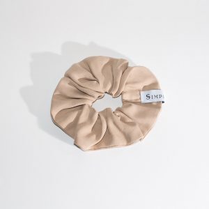 Zero waste scrunchie – elastico cammello