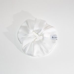 Zero waste scrunchie – elastico bianco