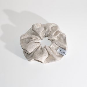 Zero waste scrunchie – elastico dorato